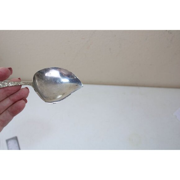 Manchester Southern Rose Sterling Silver Jelly Server Repousse Solid 93607 - Picture 5 of 5